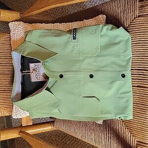 Jockey Outdoors Short Sleeve Fishing Shirt, limelight, size 3XL